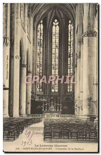 Cartes postales Saint Nicolas De Port L&#39Interieur De La Basilique