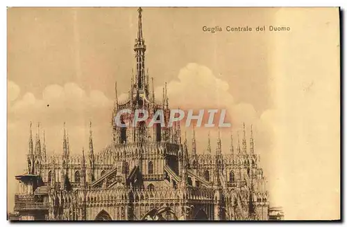 Cartes postales Guglia Centrale Del Duomo Milano