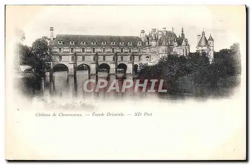 Cartes postales Chateau De Chenonceaux Facade Orientale