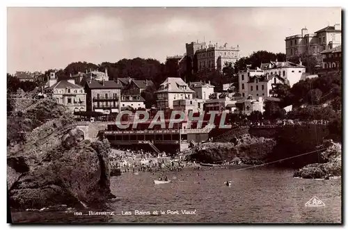 Cartes postales moderne Biarritz Les Bains Et Le Port Vieux