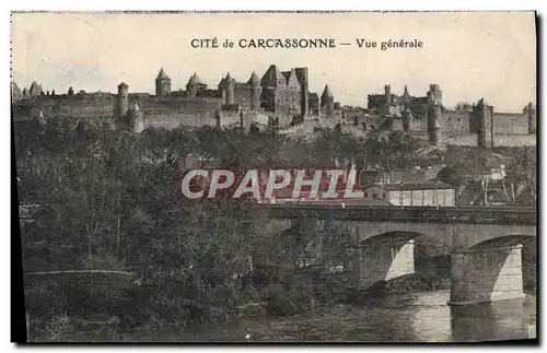 Cartes postales Cite De Carcassonne Vue Generale