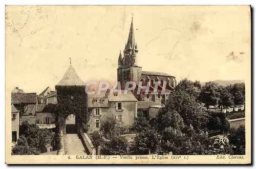 Cartes postales Galan Vieille Prison L&#39Eglise