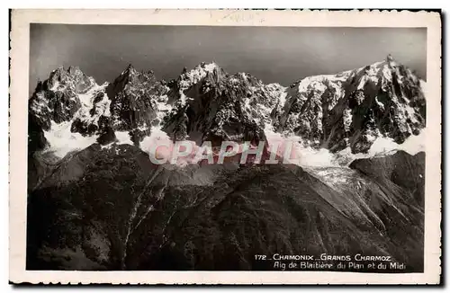 Cartes postales moderne Chamonix Grands Charmoz Aig de Blaitiere du Plan et du Midi