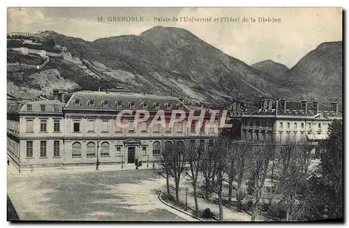 Cartes postales Grenoble Palais De I&#39Universite Et I&#39Hotel De la Division