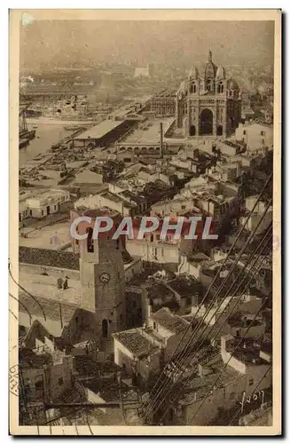 Cartes postales Marseille La Cathedrale Vue Du Pont Transbordeur