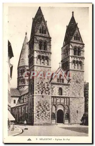 Cartes postales Selestat Eglise St Foi