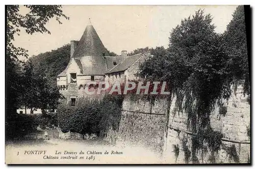 Ansichtskarte AK Pontivy Les Douves Du Chateau De Rohan