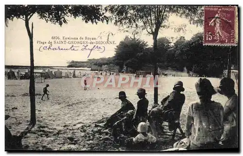 Cartes postales Plage de Saint Georges de Dionne Environs de Royan