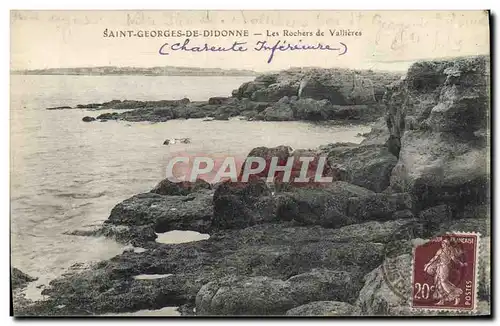 Cartes postales Plage de Saint Georges de Dionne Les Rochers de Vallieres