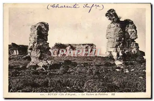 Cartes postales Royan Les Rochers de Vallieres