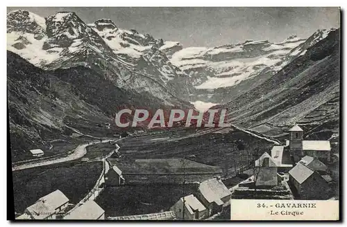 Cartes postales Gavarnie Le Cirque