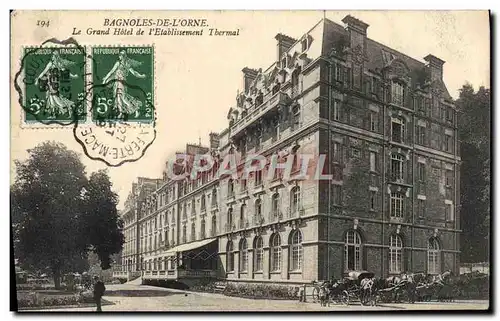 Cartes postales Bagnoles De L&#39Orne Le Grand Hotel de L&#39Etablissement thermal