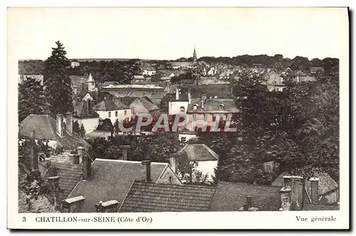 Cartes postales Chatillon sur Seine Vue generale