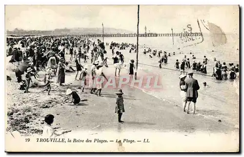 Cartes postales Trouville La Reine des Plages La plage