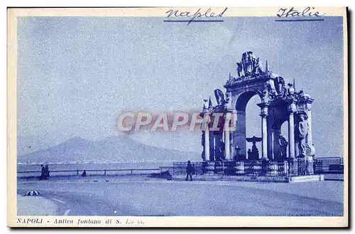 Ansichtskarte AK Napoli Antica Fontana di S Lucia