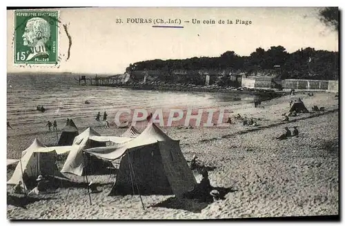 Ansichtskarte AK Fouras Un Coin de la Plage