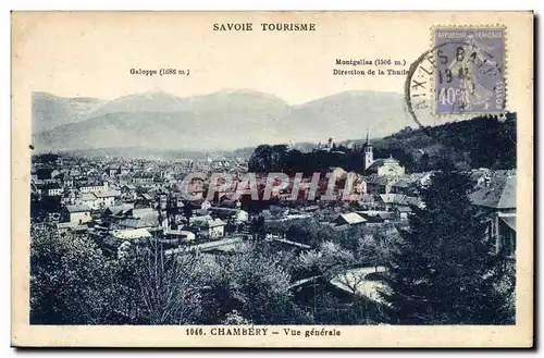 Cartes postales Chambery Vue Generale