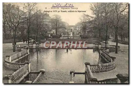 Cartes postales Dijon Square Darcy