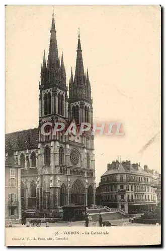 Cartes postales Voiron La Cathedrale