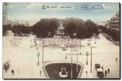 Cartes postales Dijon Square Darcy