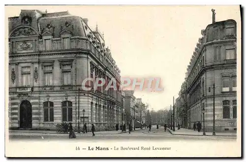 Ansichtskarte AK Le Mans Le Boulevard Rene Levasseur