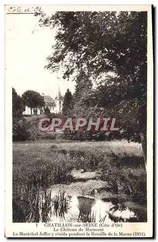 Cartes postales Chatillon Sur Seine Le Chateau de Marmont