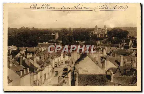 Cartes postales Chatillon Sur Seine Vue generale Quartier de Chaumont