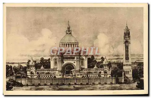 Cartes postales La basilique de Lisieux Vue generale du projet