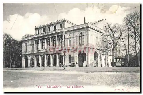 Cartes postales Le Mans Le Theatre