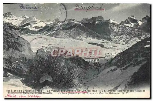 Ansichtskarte AK Ligne de Grenoble a Gap Le Viaduc des Granges de Lus