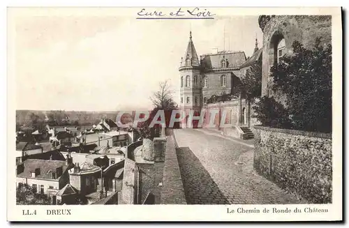 Ansichtskarte AK Dreux Le chemin de ronde du chateau