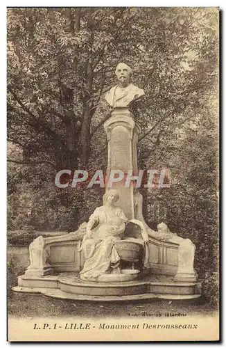 Ansichtskarte AK Lille Monument Desrousseaux