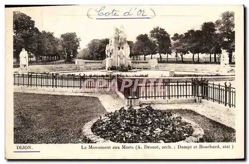 Cartes postales Dijon Le Monument aux Morts