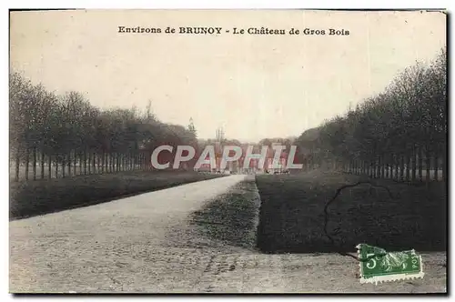 Ansichtskarte AK Environs de Brunoy Le Chateau de gros Bois