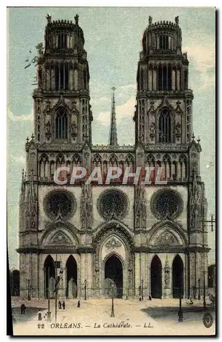 Cartes postales Orleans La Cathedrale