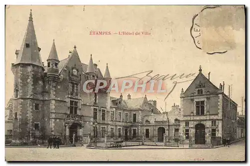 Cartes postales Etampes L&#39Hotel de Ville