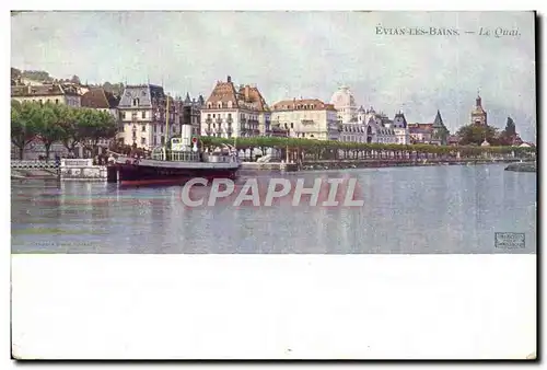 Cartes postales Evian Les Bains Le Quai Bateau