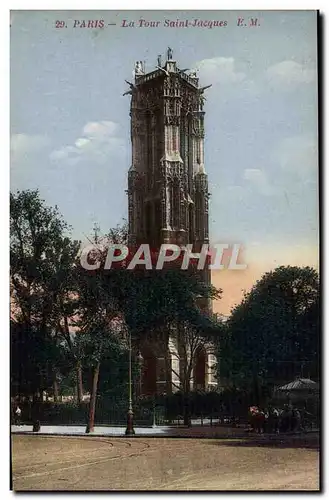 Cartes postales Paris La Tour Saint Jacques