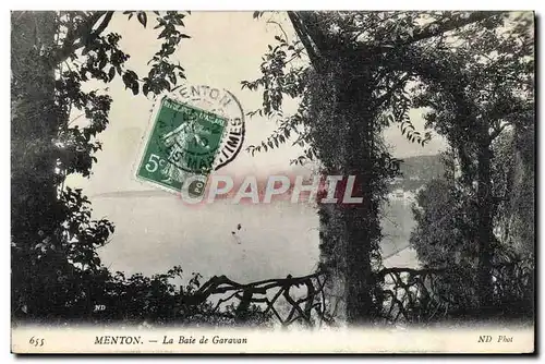 Cartes postales Menton La Baie de Garavan