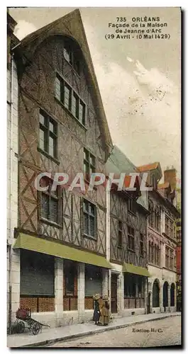 Cartes postales Orleans Facade de la Maison de Jeanne d'Arc