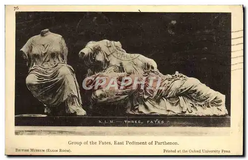 Ansichtskarte AK Group of the Fates East Pediment of Parthenon