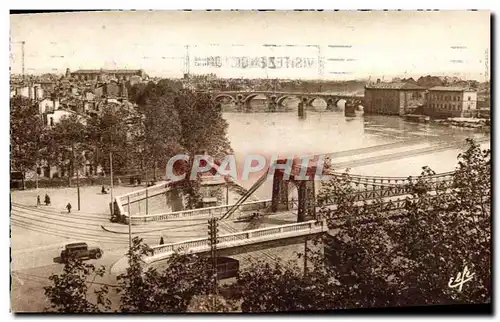 Ansichtskarte AK Toulouse Vue Sur La Garonne Pont Saint Pierre et le Pont Neuf