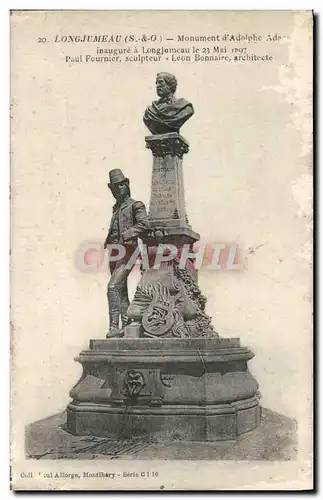 Cartes postales Longjumeau Monument d'Adolphe