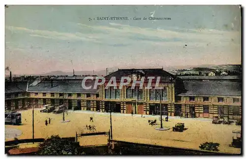Cartes postales Saint Etienne Gare de CHateaucreux