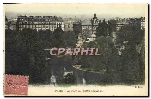 Ansichtskarte AK Paris Le Parc des Buttes Chaumont