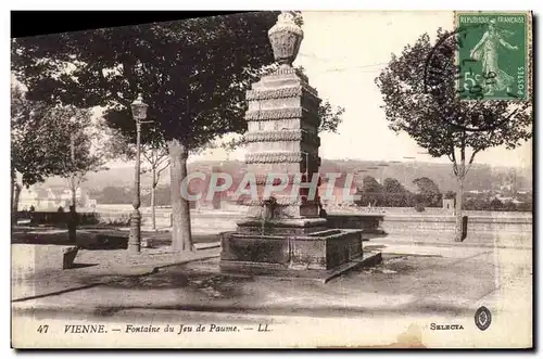 Cartes postales Vienne Fontaine du Jeu de Paume