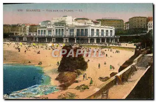 Cartes postales Biarritz Vue Sur La Plage