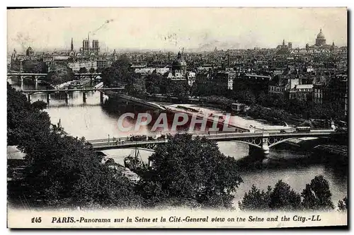 Ansichtskarte AK Paris Panorama Sur la Seine et la Cite