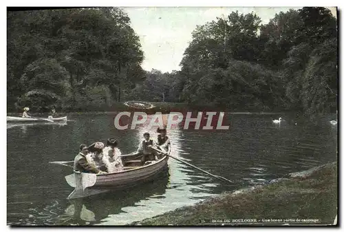 Ansichtskarte AK Paris Bois de Boulogne Une bonne partie de canotage