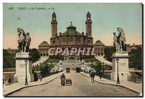 Cartes postales Paris le Trocadero